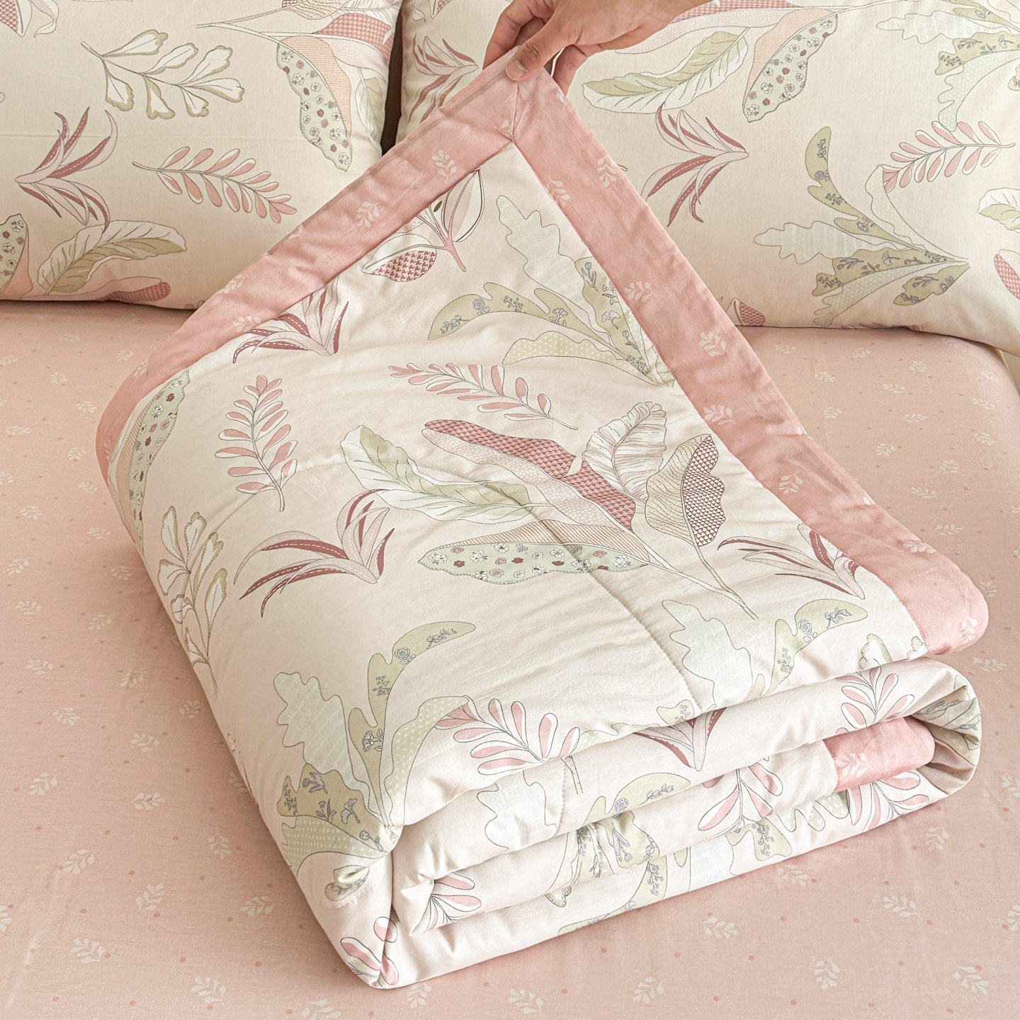 （提供买家秀）2026新款13370全棉印花抗菌夏被空调被