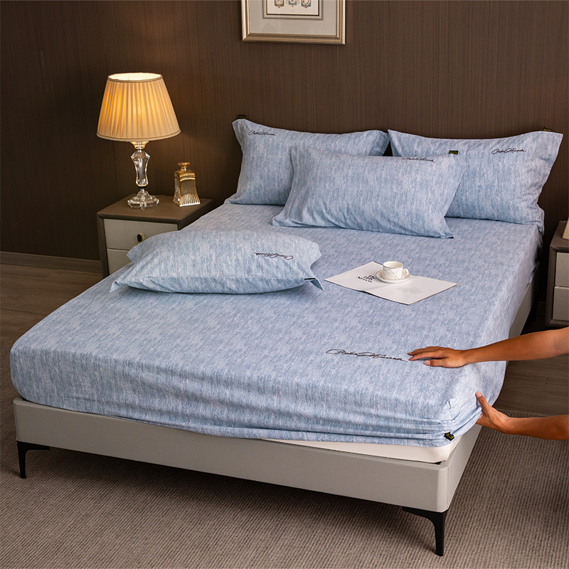 2026新款天丝棉刺绣四件套单品系列-单床笠