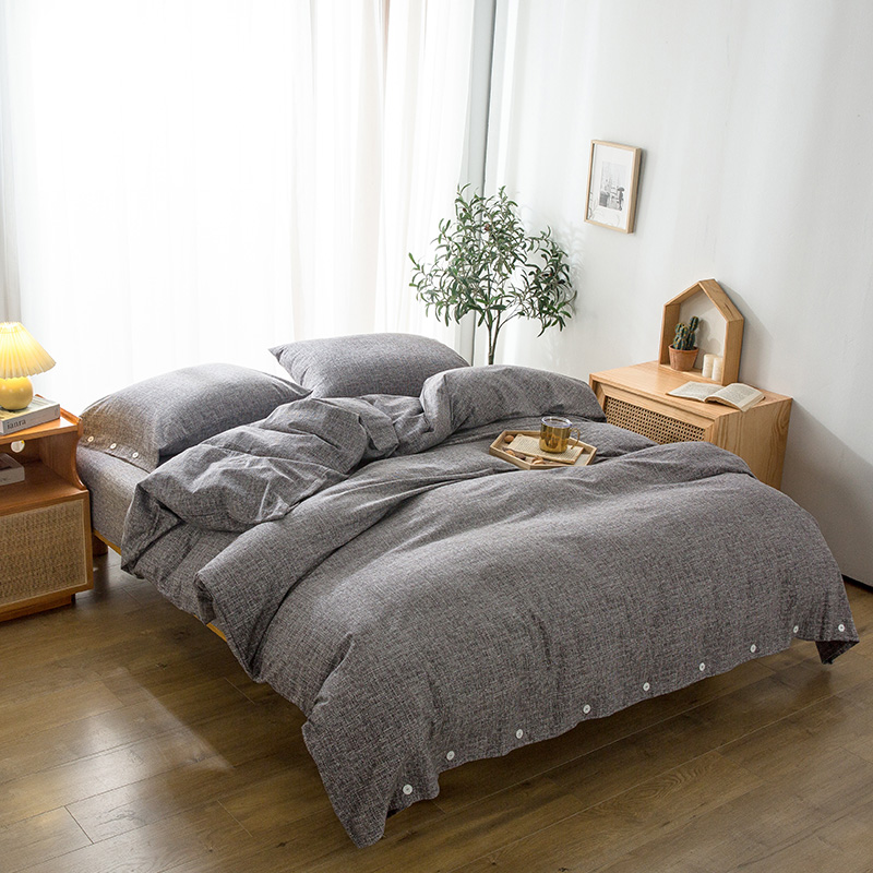 新款全棉良品磨毛方案2系列-单床单风格1 200cmx230cm 比尔黑