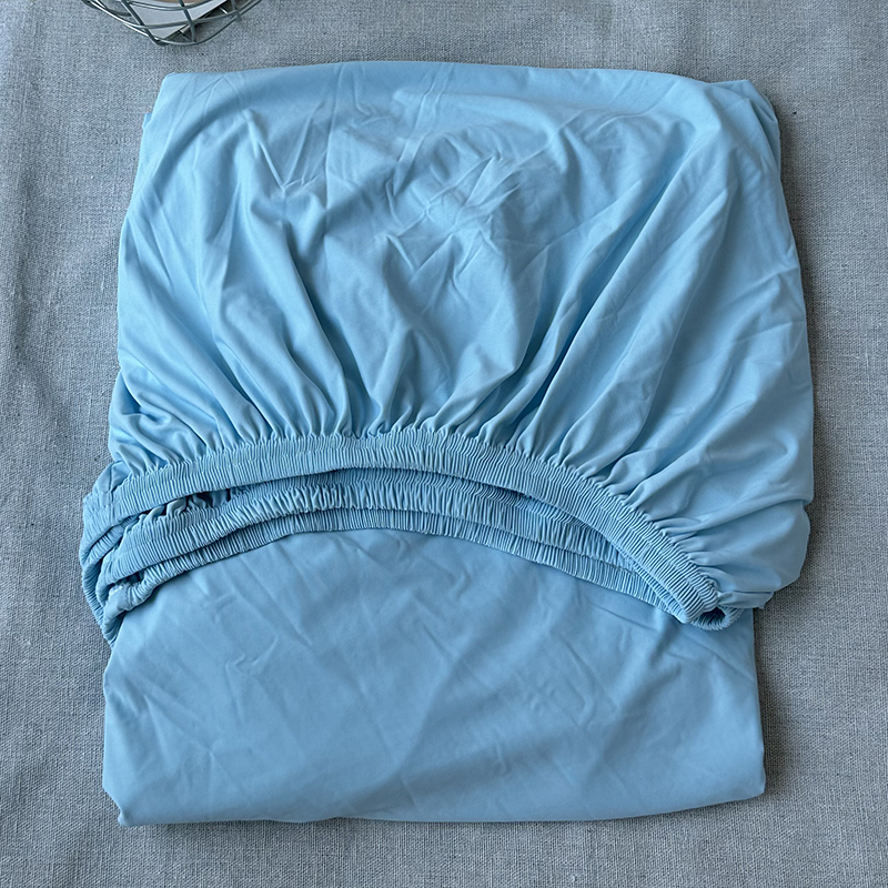 2025新款锦氨凉感丝冰皮纯色床笠夏季床罩全包围三件套