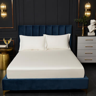 2020新款A类标准-60S澳棉套件系列—单品床笠 90cmx200cm 白色