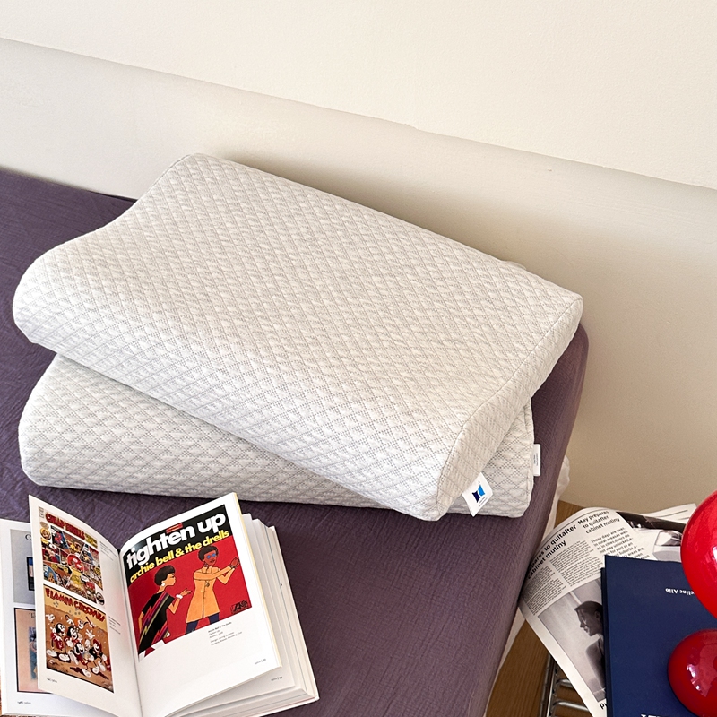2025新款针织波浪青少年零压记忆枕头枕芯 记忆枕