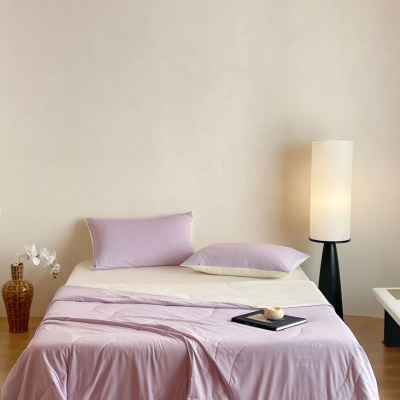 2025新款星球深睡POR2控温夏凉被被子被芯 贝壳紫