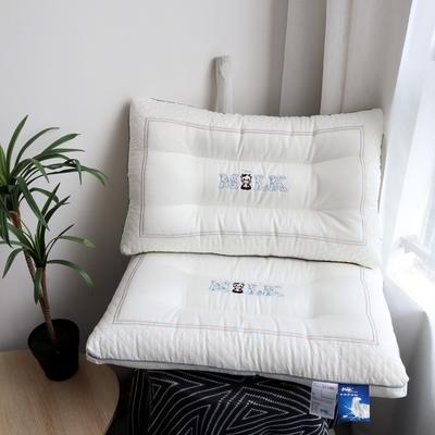 2021新款全棉羽丝绒枕头枕芯系列-奶牛枕 羽绒枕