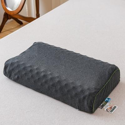 2022新款日式零压力狼牙乳胶枕枕头枕芯 35×60㎝黑