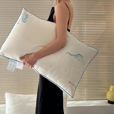 2024新款凉丝丝乳胶纤维枕头枕芯 48*74cm/只 乳胶纤维枕