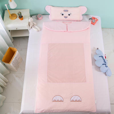 2019新款-婴幼儿儿童睡袋防踢保暖冬季 童年的幻想粉色大象120*150