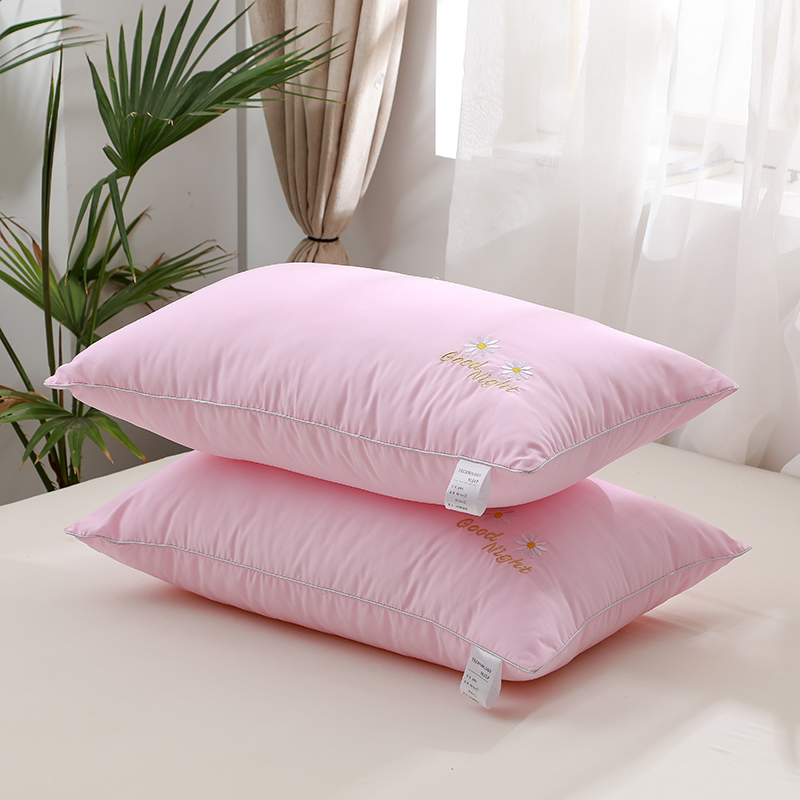 2020新款雏菊薄荷防蚊枕枕头枕芯 48*74cm粉色