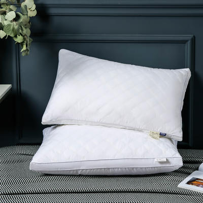 2021新款枕头枕芯OK系列-全棉立体羽丝绒枕48*74cm 白色