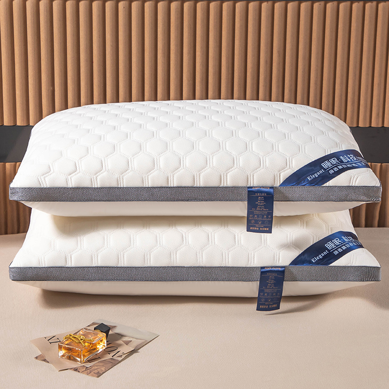 2024新款枕芯轻奢针织乳胶睡眠科技护颈羽丝绒枕头枕芯 48*74CM睡眠科技低枕