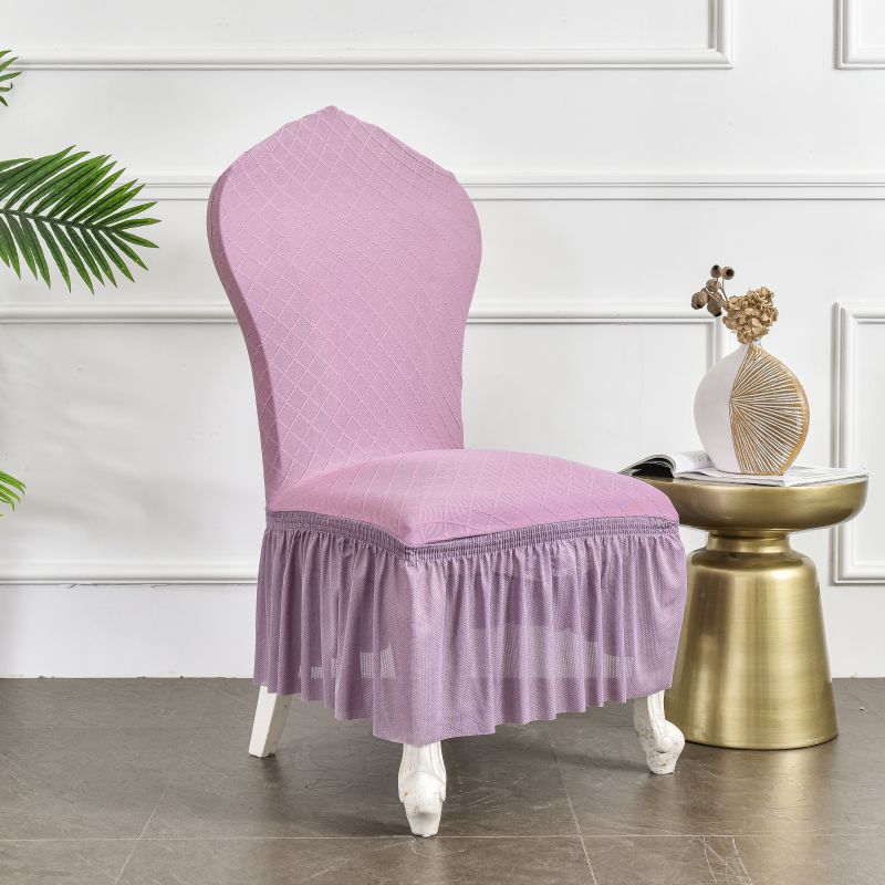 2021新款-金针提花纯色系列椅套 金提紫