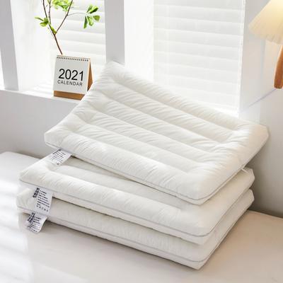 2022新款全棉纤柔呵护低枕 枕头枕芯 高枕 48x74cm/只