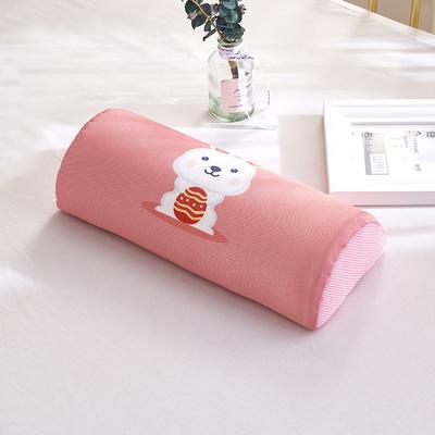 2019新款冰丝记忆透气多功能棉枕（40*10*17cm） 粉色兔