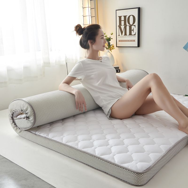2023新款全棉乳胶海绵（立体）床垫—拍法一 1.0*2.0m 白色-5cm