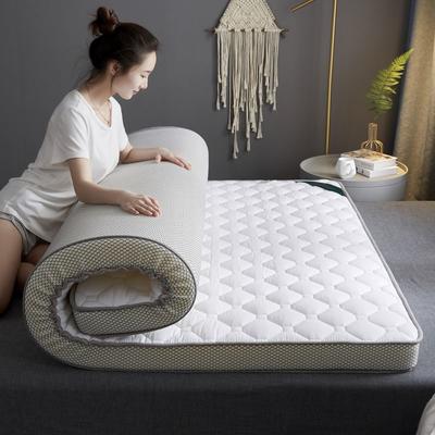 2023新款全棉乳胶海绵（立体）床垫—拍法一 1.0*2.0m 白色-9cm