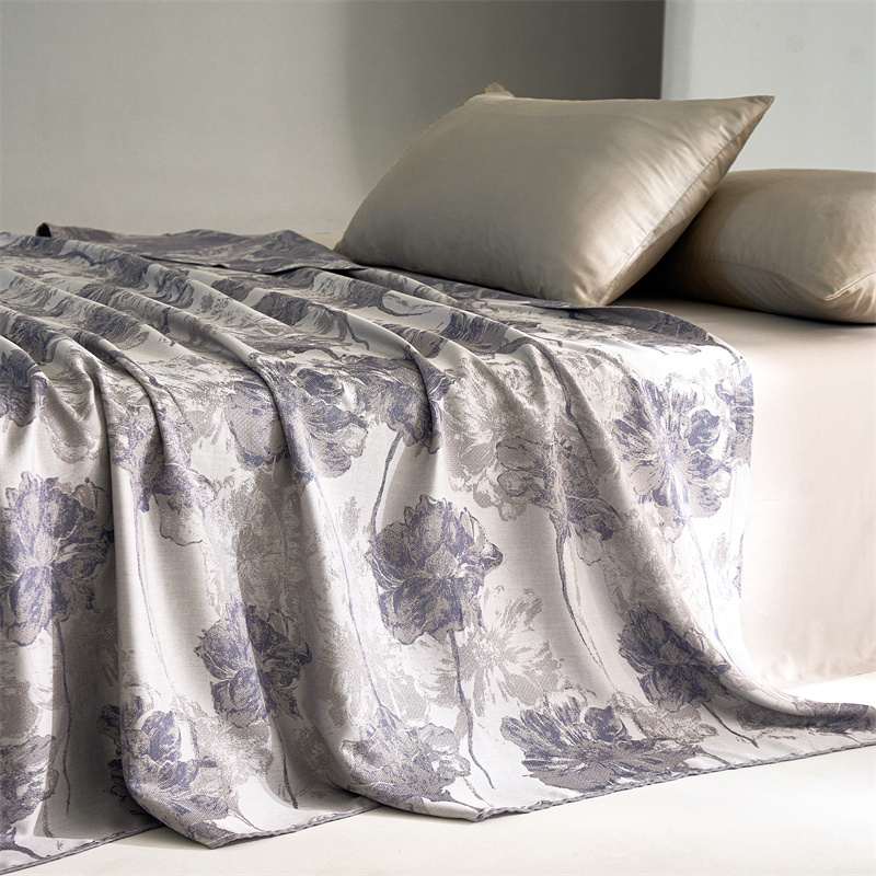 2025新款舒眠轻氧冷感毯 布兰卡-蓝