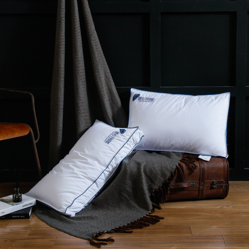 2023新款暖心羽绒枕枕头枕芯-48*74cm/个 暖心羽绒枕