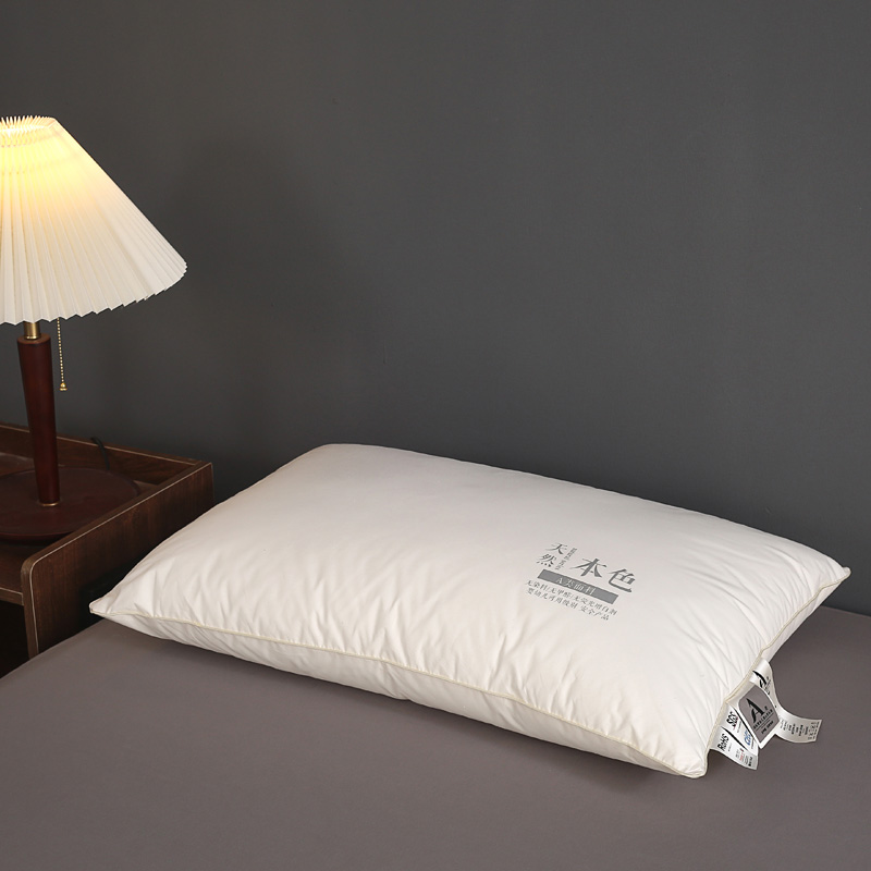 2023新款天然本色枕头枕芯系列 磨毛 单边