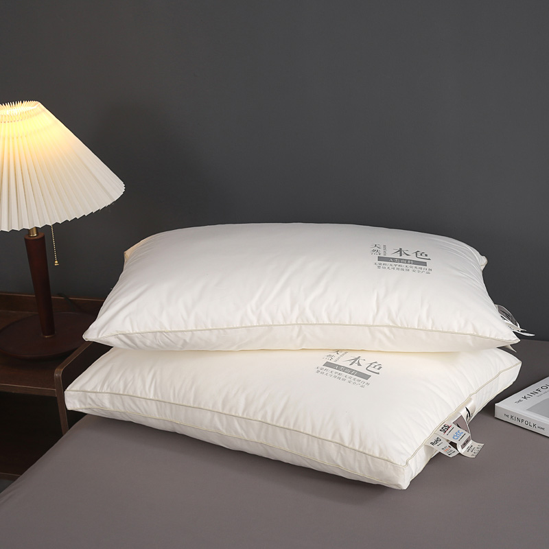 2023新款天然本色枕头枕芯系列 磨毛 立体