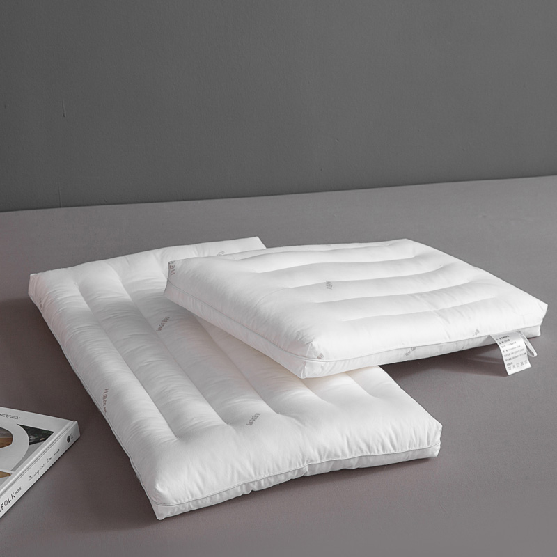 2023新款抗菌低平枕枕头枕芯系列 白色48*74