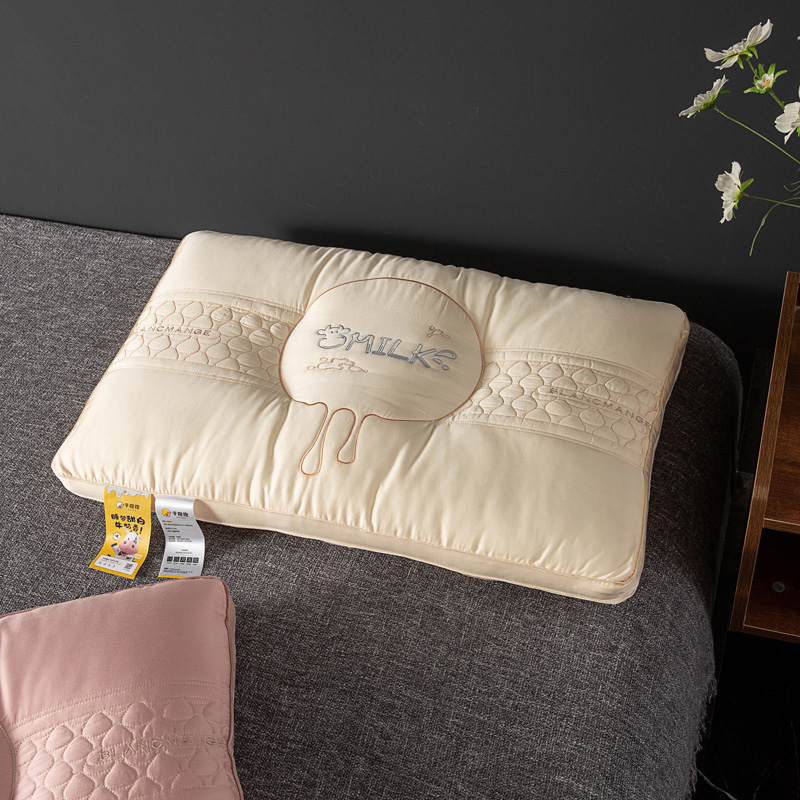 2023新款牛小白定型枕系列枕头枕芯 牛小白定型枕-奶黄 48x74cm/只