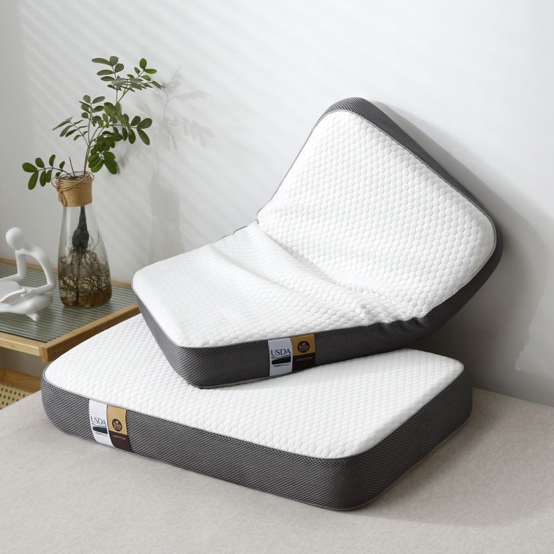 2023新款生物基护颈枕立体系列枕头枕芯 高度6cm 48x74cm/只