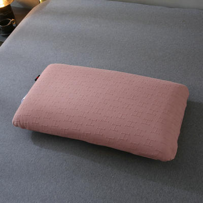 2023新款H款水洗棉乳胶枕系列枕头枕芯 粉色 40x70cm/只