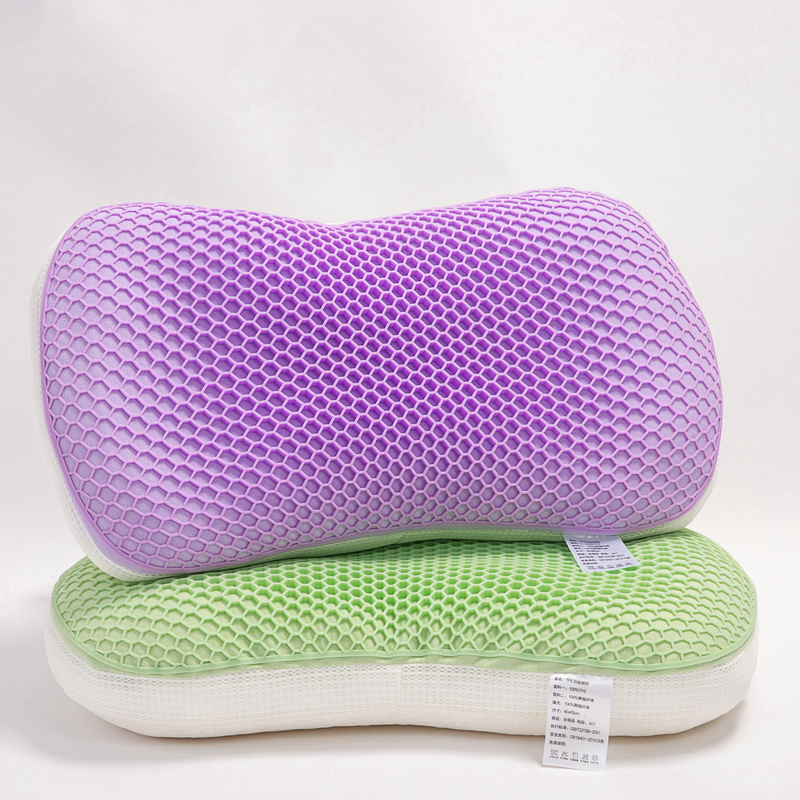 2023新款TPE蜂窝枕系列枕头枕芯 TPE蜂窝枕-紫色 40*65cm/只