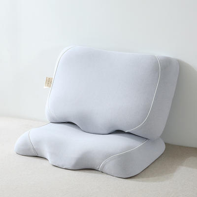 2024新款零压灰色异形枕头枕芯 40*60cm厚度10cm