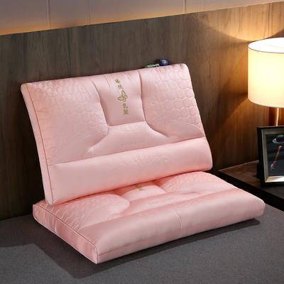 2024新款臻丝乳胶片定型枕头枕芯 粉色48*74cm