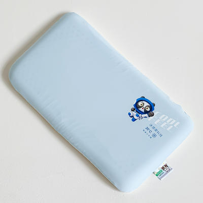 2024新款儿童凉感面包乳胶枕头枕芯 30*50cm/只 蓝色