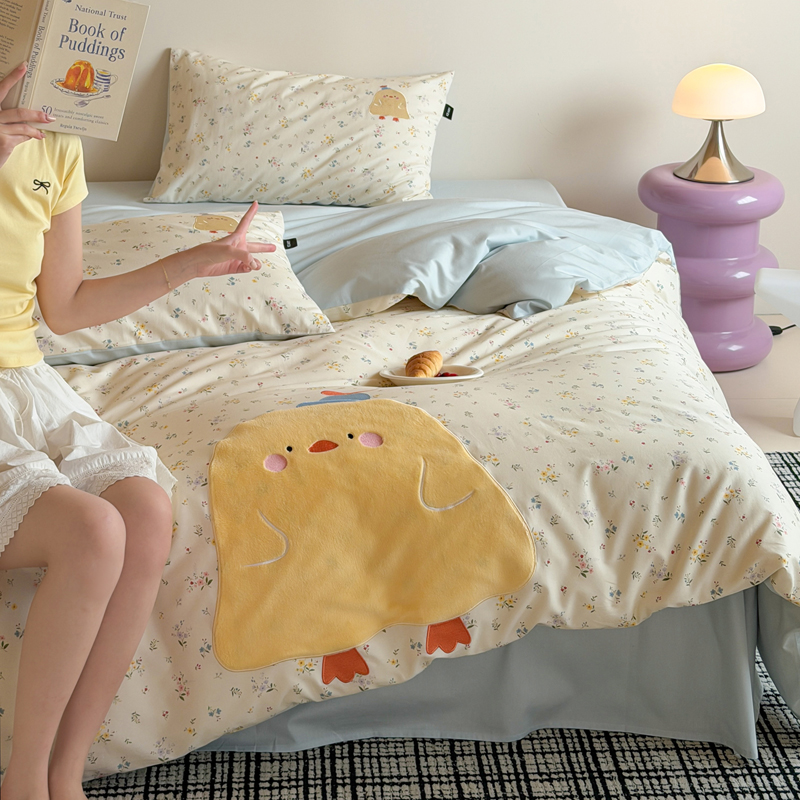 2026春夏全棉萌趣气质大贴布系列四件套— 第二季 小萌鸡