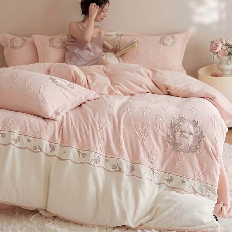 2025秋冬 德国奶芙绒提花刺绣—安德莉雅 安德莉雅-粉