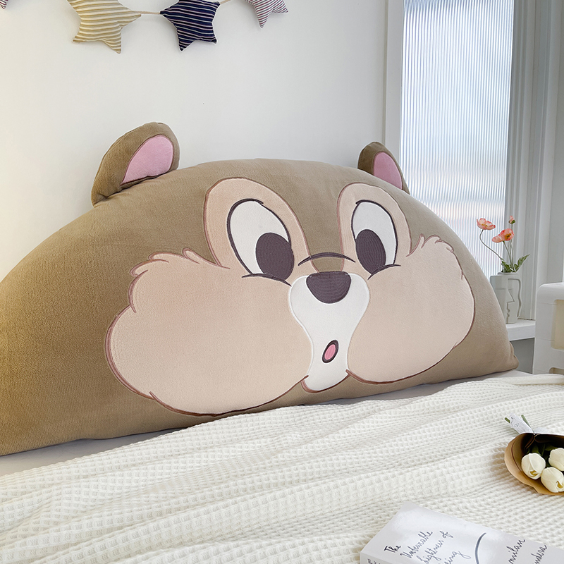 2024新款迪士尼网红草莓熊抱枕床头靠垫软包 1.2m床（厚度20CM） 奇奇迪迪