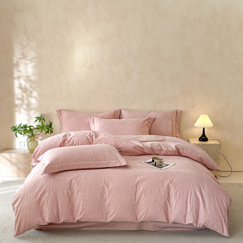 2026新款全棉水洗提花四件套