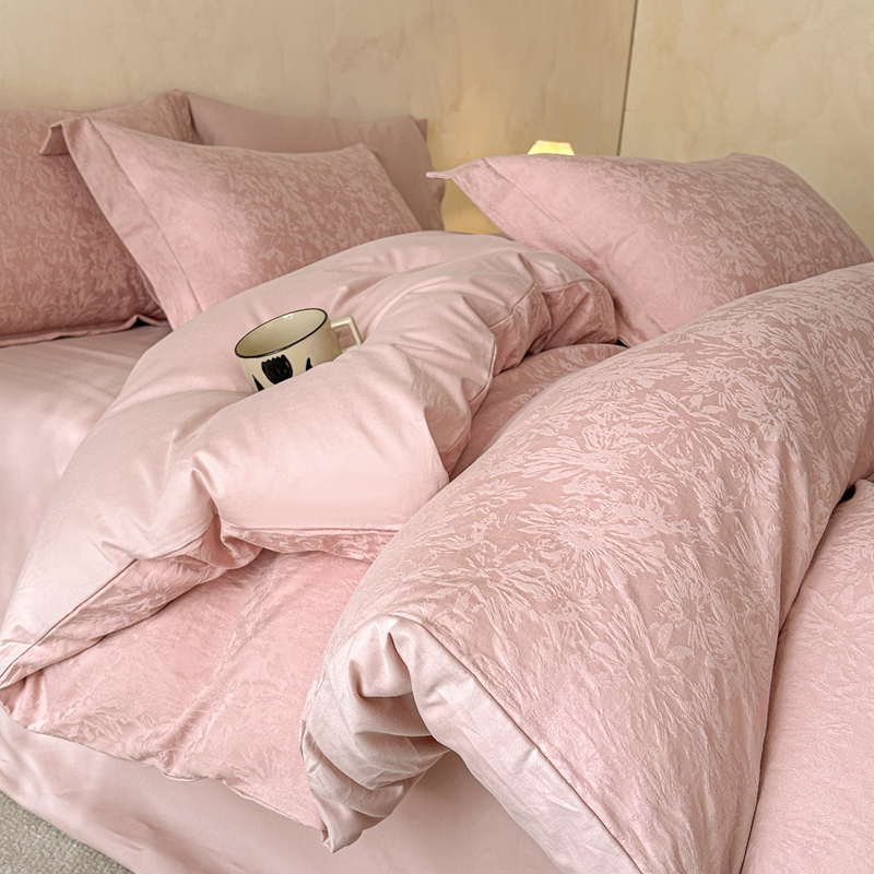 2026新款全棉水洗提花四件套