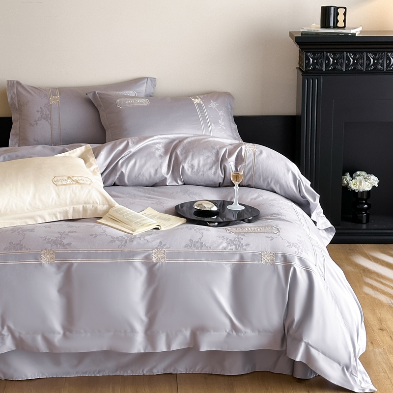 2026新款100支全棉提花工艺款四件套-安娜贝尔