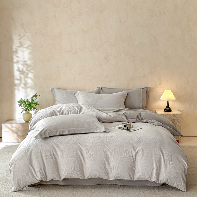 2026新款全棉水洗提花四件套