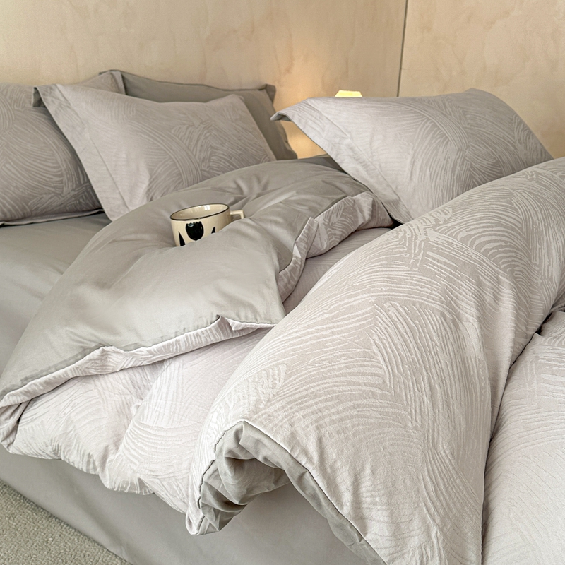 2026新款全棉水洗提花四件套