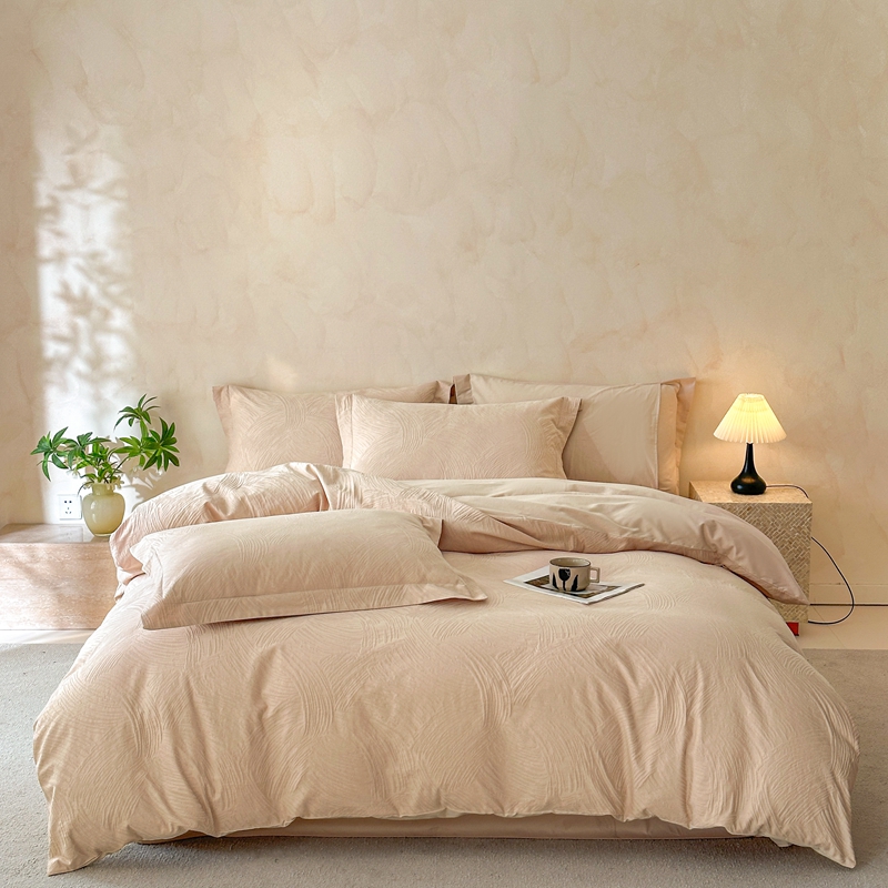 2026新款全棉水洗提花四件套