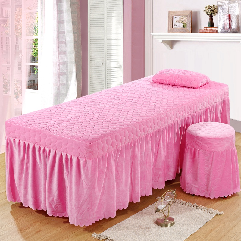 2024新款水晶绒单独床罩 70*185cm单床罩 绒夹棉床罩-粉色
