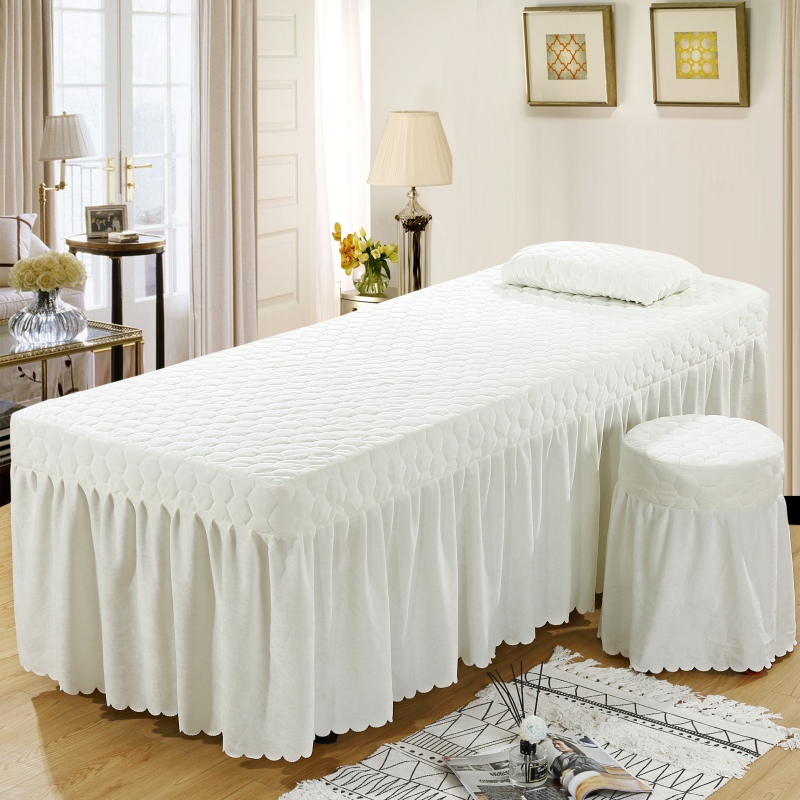 2024新款水晶绒单独床罩 70*190cm单床罩 绒夹棉床罩-米白色