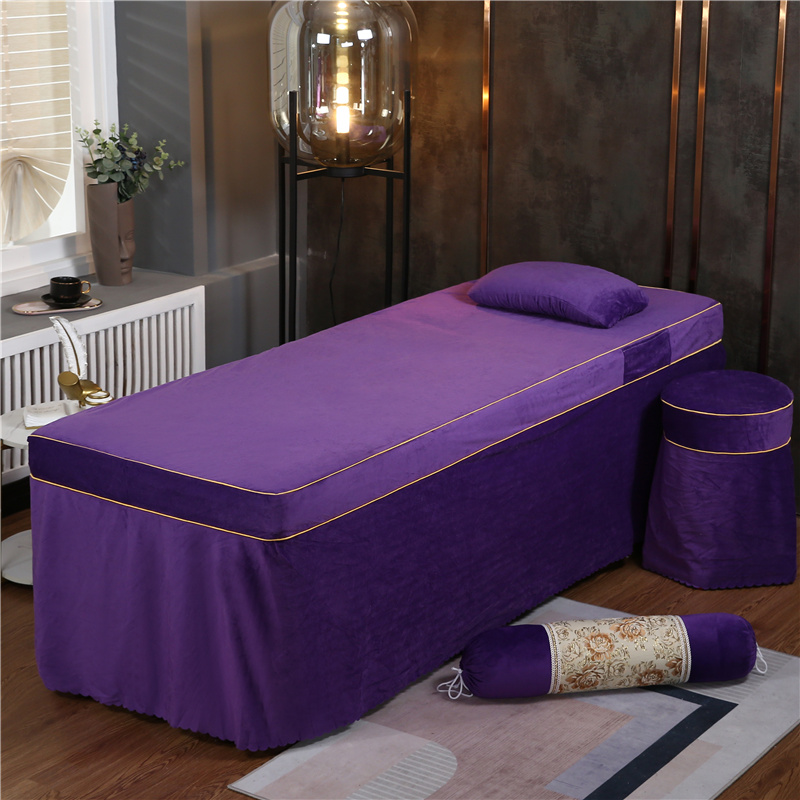 2024新款水晶绒单独床罩 70*190cm单床罩 绒单层床罩-深紫