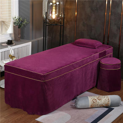 2024新款水晶绒单独床罩 70*190cm单床罩 绒单层床罩-酱紫