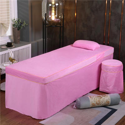 2024新款水晶绒单独床罩 70*190cm单床罩 绒单层床罩-粉色