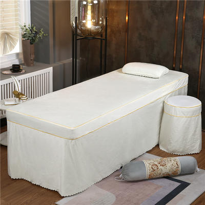2024新款水晶绒单独床罩 70*190cm单床罩 绒单层床罩-白色