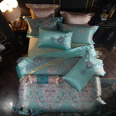 2020年埃及生态棉系列四 六 八 十 多件套 标准（1.5m床-1.8m床）床单款 蒂安娜-果绿