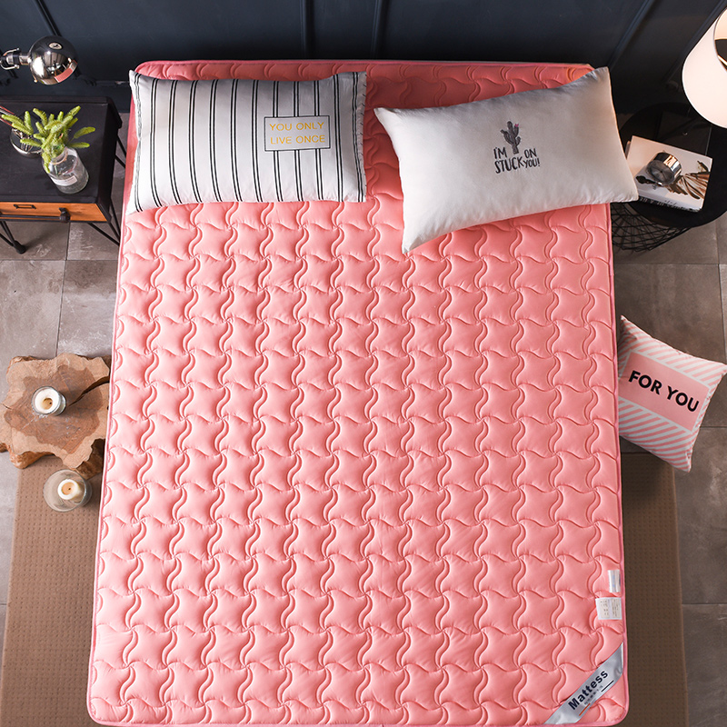 2019新款-英威达全棉抗菌床垫（薄款） 2.0*2.2米 玉色