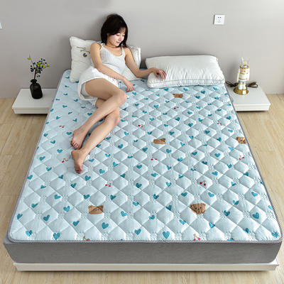 2021新款亲肤棉大豆纤维床垫（1.5厘米） 0.9*2.0m 爱心熊