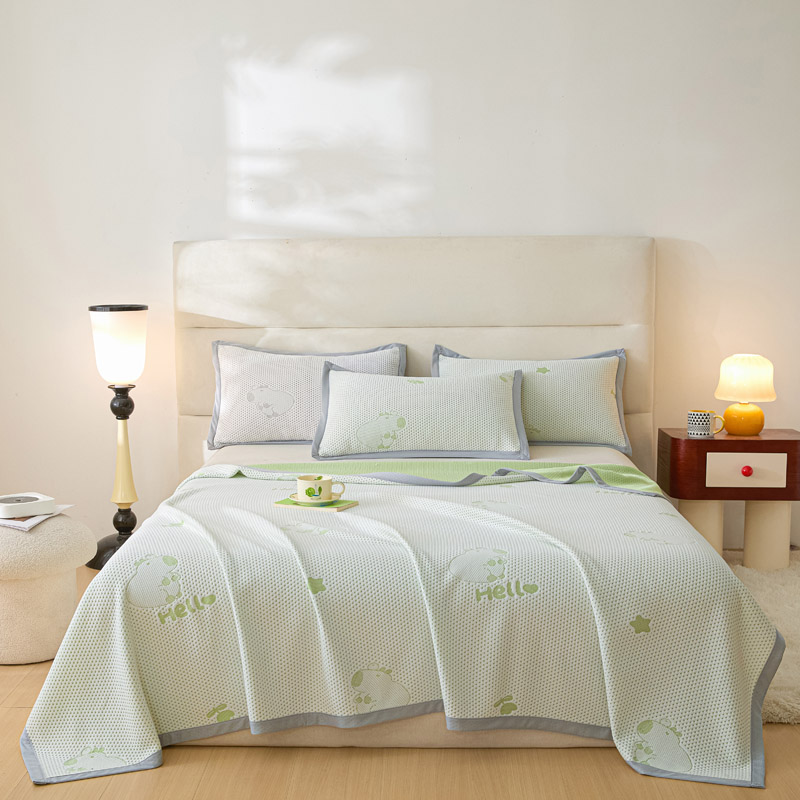 2025新款A类冰豆豆提花夏被夏凉被被子被芯